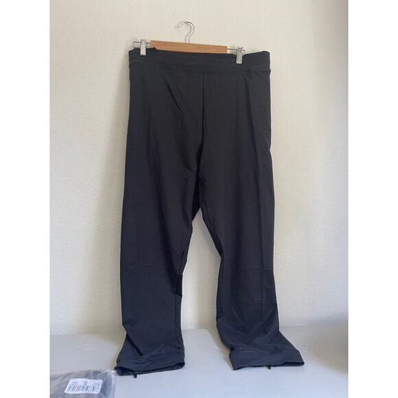 NWT All In Motion Black Lounge Pants with zippers Sz 3X - Picture 2 of 7